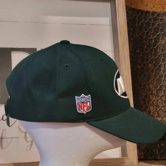 Reebok NFL Team Apparel New York Jets Adjustable Hat Cap Green - Picture 5 of 11